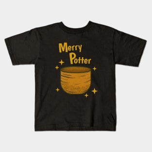 Merry Potter Pottery Funny Potting Kids T-Shirt